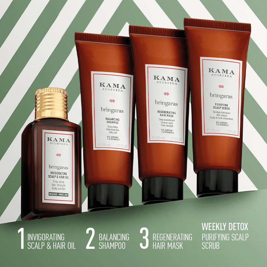 【新品未使用品】KAMA AYURVEDA スキンケア ギフトセット(5点) Bringaras Discovery Set